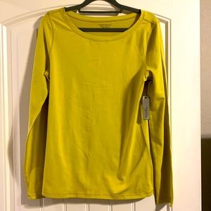 Madison Organics Green Long Sleeve Women’s Top Sm